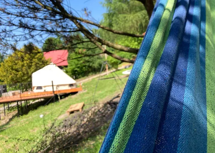 Glampspace - Szlak Beskidzki Campismo de Luxo Międzybrodzie Bialskie