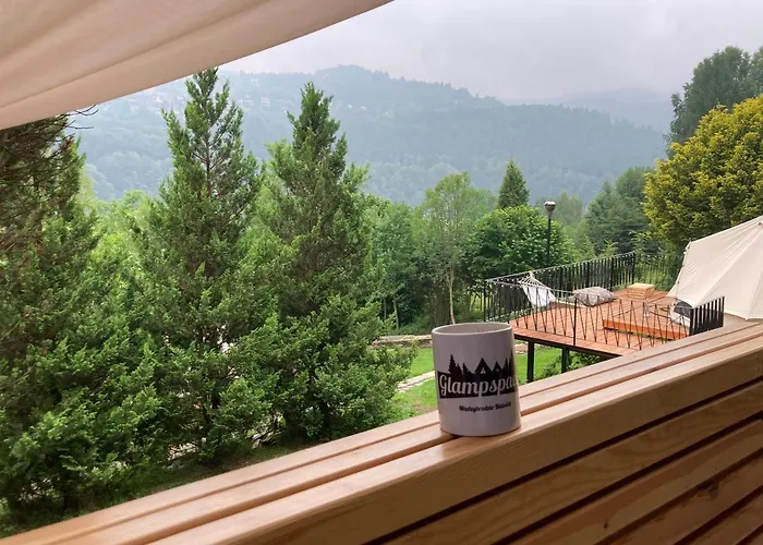 Glampspace - Szlak Beskidzki Campismo de Luxo Międzybrodzie Bialskie