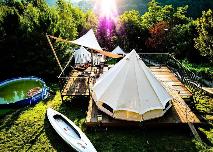 Glampspace - Szlak Beskidzki Międzybrodzie Bialskie